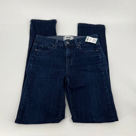 PAIGE Blue Hoxton Straight Slim Jeans | Women’s Size 0 - Picture 5 of 6
